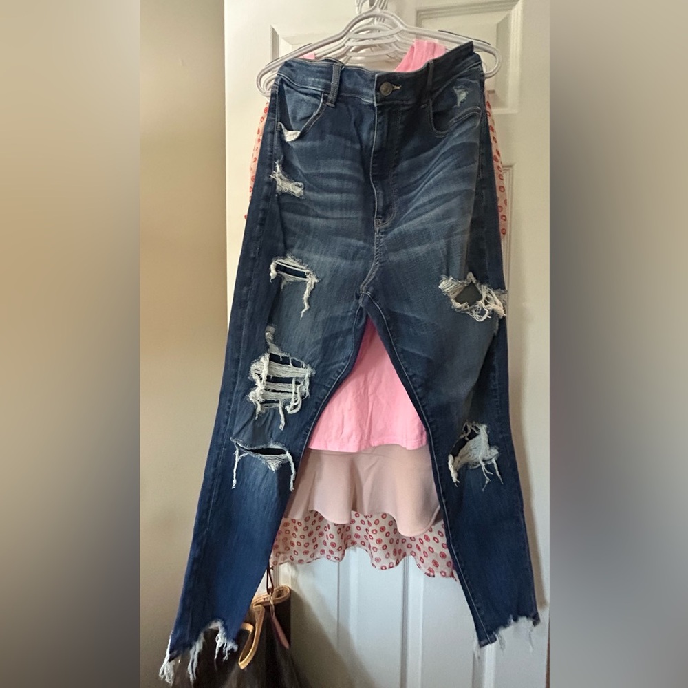 American Eagle Next Level Stretch Highest Rise Jegging 18, Long